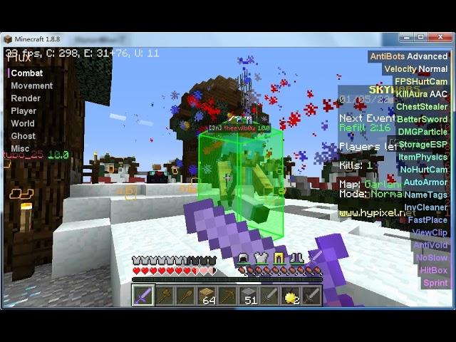 Old Flux Bypass 2022 Hypixel AntiCheat !?!?!?