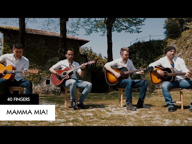 40 FINGERS - Mamma Mia by ABBA with 4 Guitars