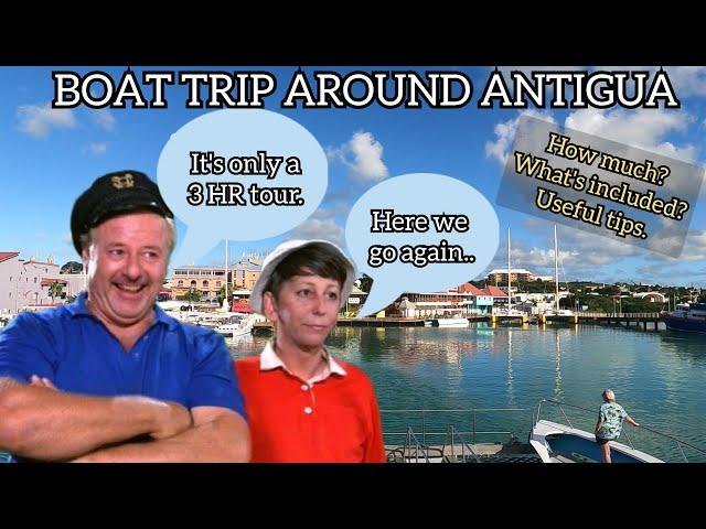 ANTIGUA - CATAMARAN TOUR AROUND THE ISLAND! - COST - DURATION - USEFUL TIPS