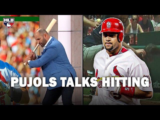 3-time MVP Albert Pujols takes a look at his own swing 