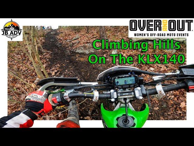 Pushing The KLX 140 A Little HARDER | Over And Out | JB ADV