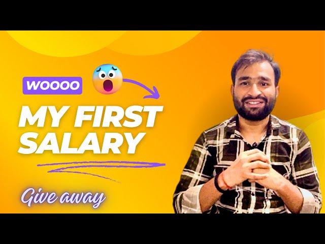 My First salary | A small Give away | Rohit Chadhar
