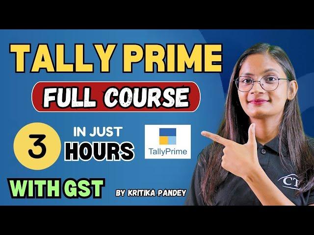 Tally Prime with GST Full Course in Just 3 Hours | Tally Prime in One Shot | @ComputerTechAcademy