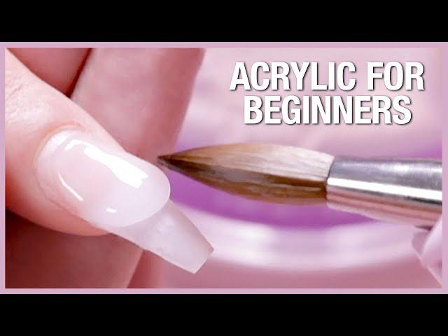 Acrylic Nail Tutorial - How To Apply Acrylic For Beginners 