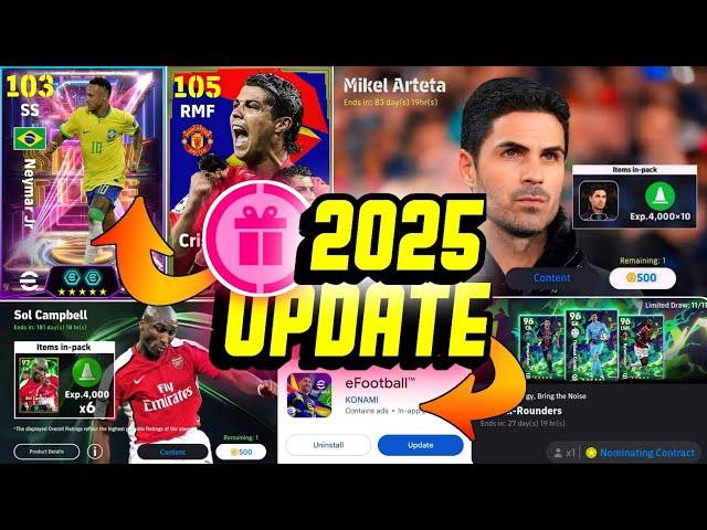 New Update v4.1.0  New Changes, Free Coins, Premium Club Packs & Manager Packs || eFootball 2025