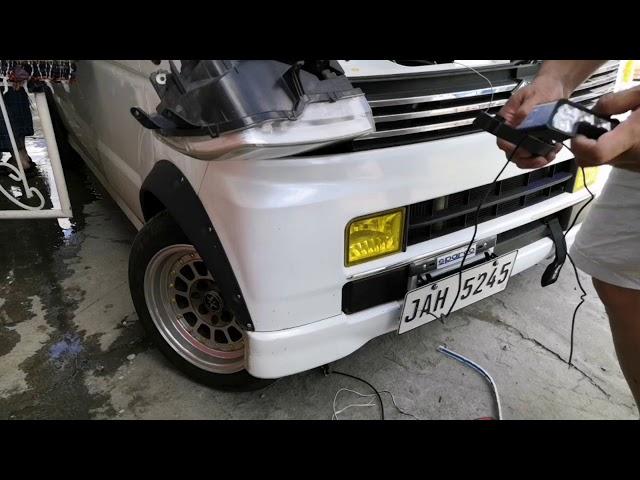 Suzuki Every Wagon DA64W (DIY Day light/fog light installation)