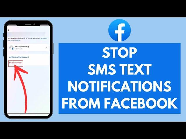 How To Turn Off Text SMS Notifications in Facebook (Quick & Easy!)