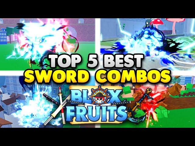 These TOP 5 Best SWORD Combos Are OP For PvP In Blox Fruits!