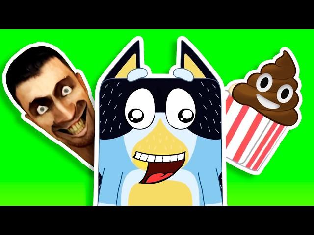 BLUEY TRY NOT TO LAUGH (SILLY MADNESS)