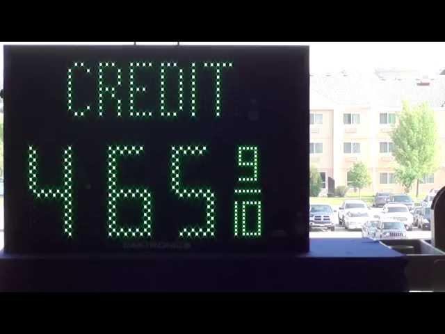 Daktronics: Cash Credit Configuration With FLR3-100