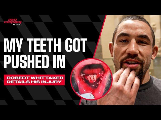 'It's not always glamorous': Whittaker reflects on loss to Khamzat, details teeth injury