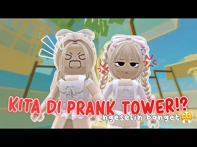 DI PRANK SAMA TOWER!?? Aku dan Adikku Main Sampai Emosi!  | Roblox Indonesia  |