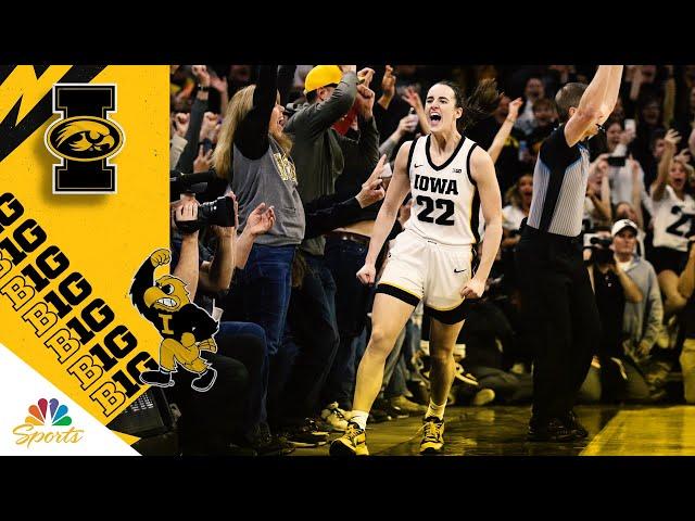 CAITLIN CLARK HIGHLIGHTS: 49 points in record-breaking win | Big Ten Women's Basketball | NBC Sports