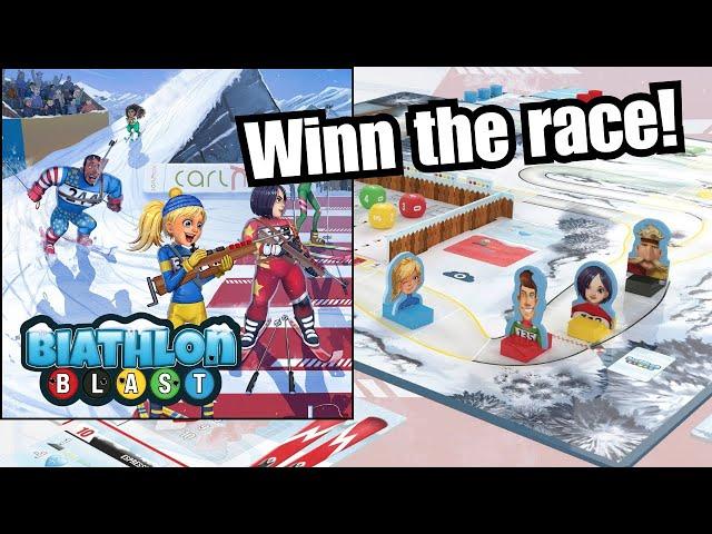 How to play the board game Biathlon Blast