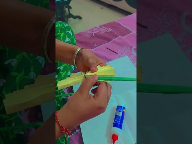 Sunflower  hand fan idea