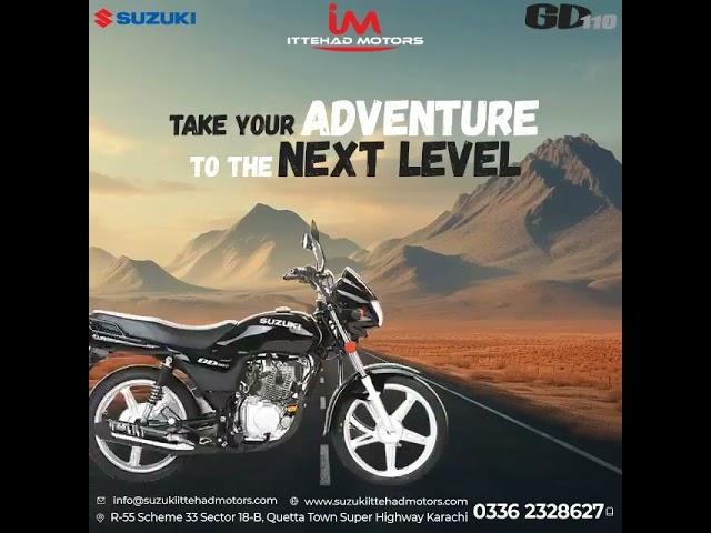 Take your ride to the next level with 𝐒𝐮𝐳𝐮𝐤𝐢 𝐆𝐃-𝟏𝟏𝟎! ️