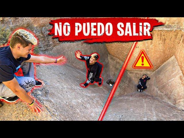 ME QUEDO ATRAPADO dentro de un AGUJERO GIGANTE...️| Parkour Vlog