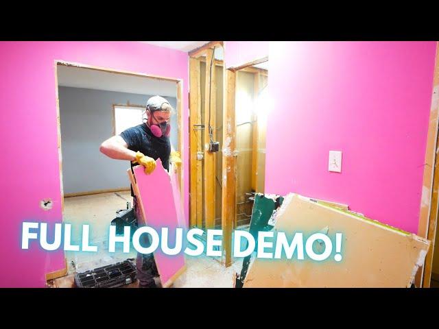 My First House Reno! Entire Demo Process