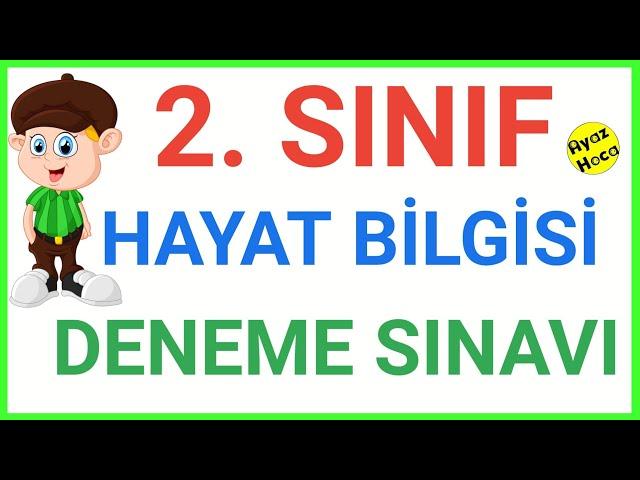 2. Sınıf Dersleri | Hayat Bilgisi | Deneme Sınavı | Test Çöz | eba tv