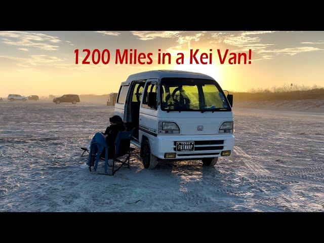 1200 miles in a JDM Kei Van!