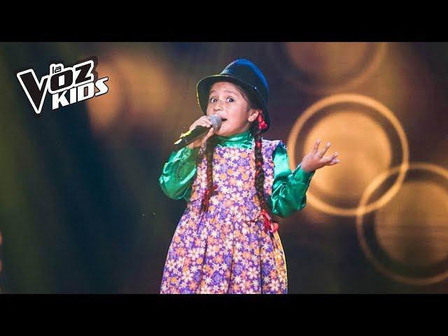 La Carranguerita canta La Gallina Mellicera - Audiciones a ciegas | La Voz Kids Colombia 2018