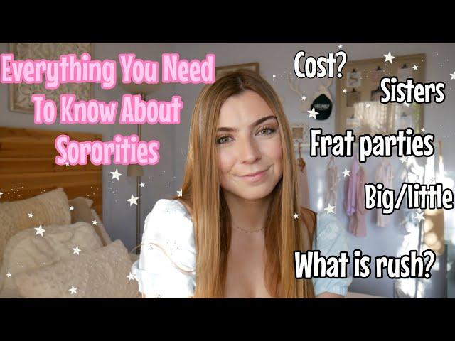 Everything You NEED to Know Before Joining a Sorority | COST, RUSH TIPS, OUTFITS, SORORITY 101