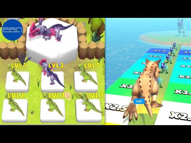 Level Up Dinos - Merge, Run & Evolution