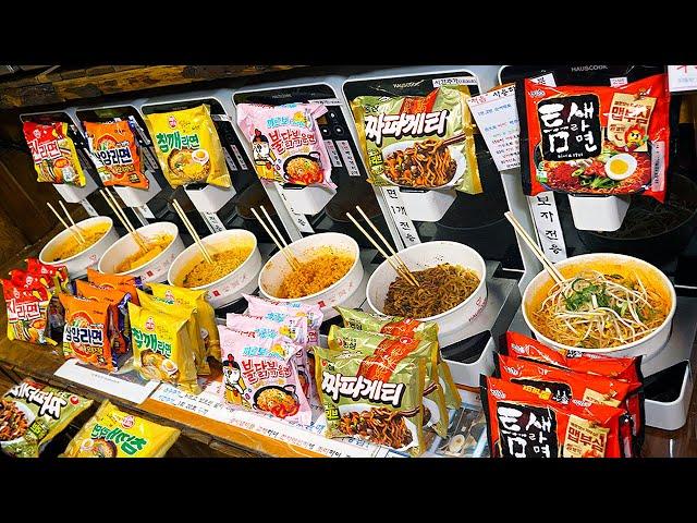 Amazing!! Poplular delicious unmanned automated ramen store in Korea?! All toppings are free! BEST 4