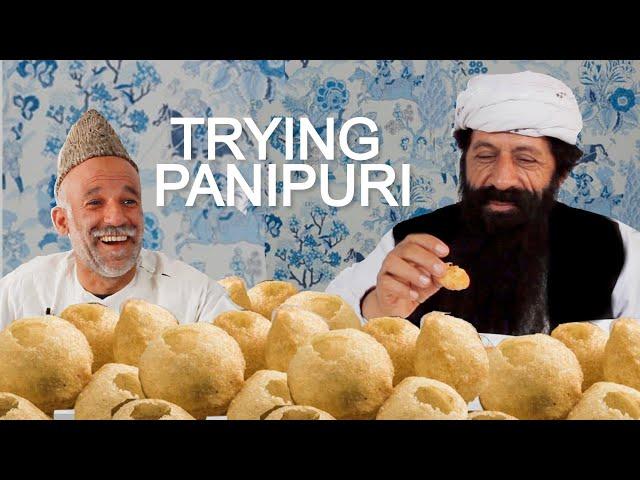 Tribespeople Try Panipuri Indian food for the first time | WMW