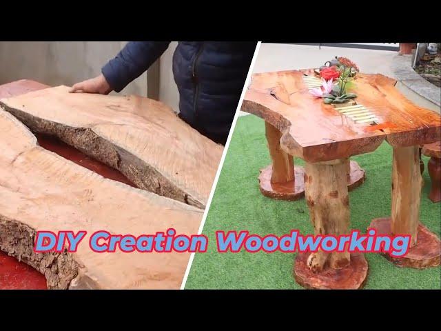 DIY Creation Woodworking: Crafting Elegance from Raw Wood