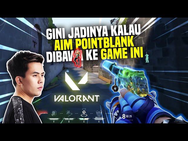 GINI JADINYA KALAU AIM POINTBLANK DI BAWA KE GAME INI !! AUTO HEADSHOT !! - VALORANT INDONESIA