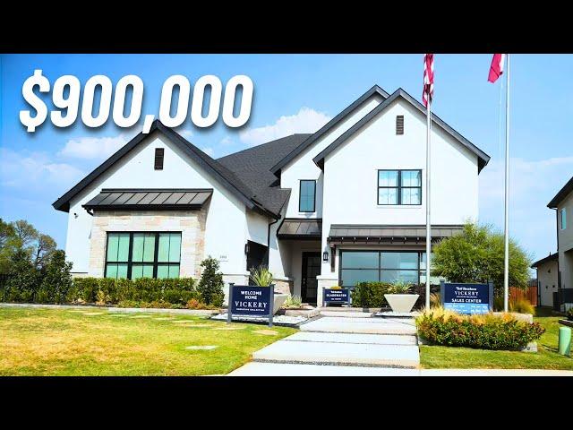 Touring a $900,000 CUSTOM home in Flower Mound Texas!