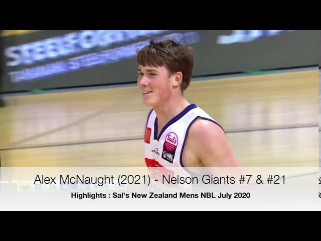 Alex McNaught (Class of '22) Sals NZ Mens NBL Highlights 2020