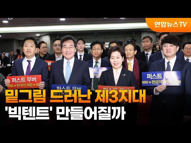 밑그림 드러난 제3지대…'빅텐트' 만들어질까 / 연합뉴스TV (YonhapnewsTV)