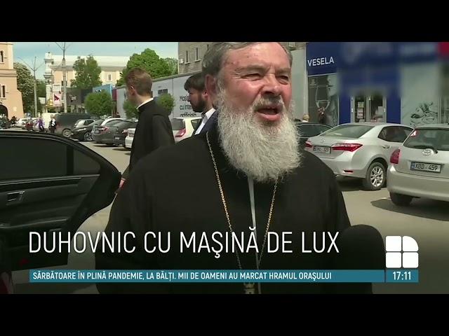 Episcopul de Bălţi şi Făleşti, Marchel, a recunoscut. Mercedeseul de zeci de mii de euro îi aparţine