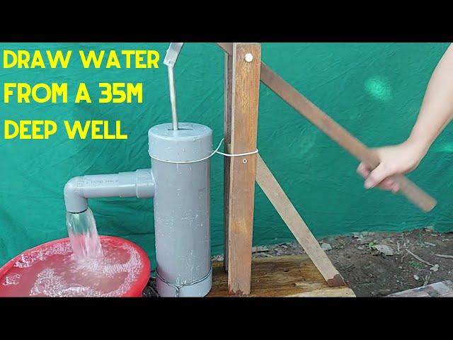 DIY well water pump || Great applications of plastic pipes