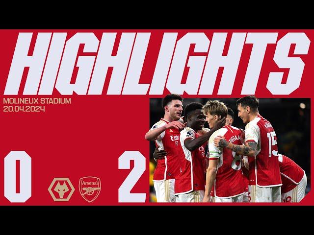 TROSSARD AND ODEGAARD SECURE ALL THREE POINTS  | HIGHLIGHTS | Wolves vs Arsenal (0-2) | PL