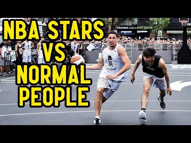 NBA Stars vs Regular People MiX