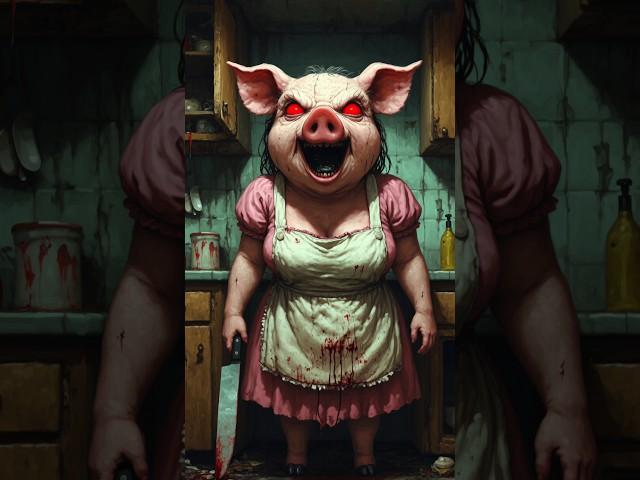 Horror peppa pig family | horror story | horror video | scary video | fake situation #scary #horror