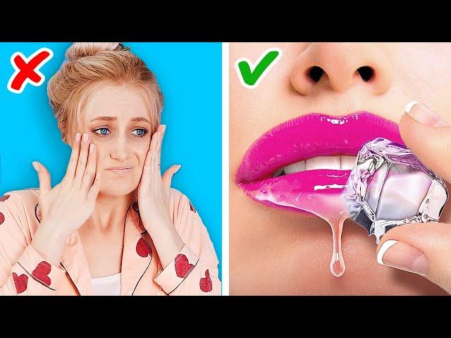 COOL BEAUTY HACKS YOU NEED TO TRY! || Genius Girly Tricks by 123 Go! Gold