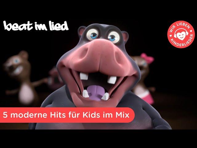 Beat im Lied – 5 moderne Kinderlieder am Stück | HipPo-Pop feat. Nilpferd