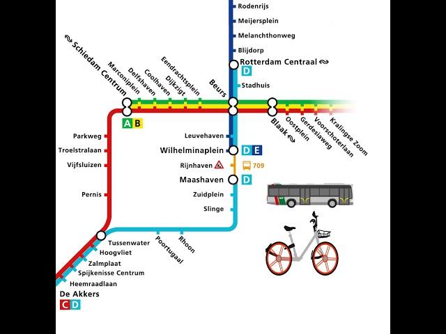 Werkzaamheden metrostation Rijnhaven