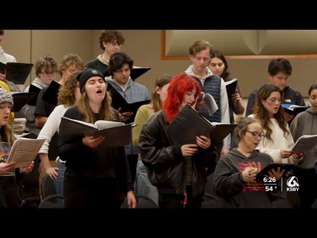 Cal Poly choir rehearses ahead of concert at Carnegie Hall