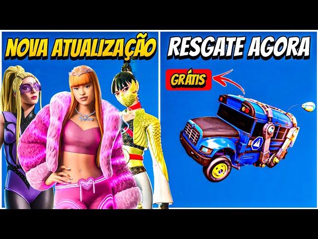 *NOVA* ATUALIZAÇÃO DO FORTNITE CAPÍTULO 2 REMIX! SKIN GRÁTIS JUICE WRLD, SKIN ICE SPICE