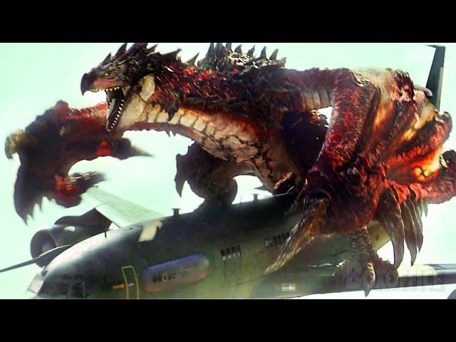 US Army VS Dragon | Final Scene | Monster Hunter | CLIP