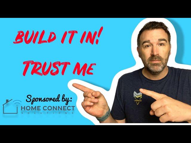 Go behind the scenes - Built-In Network in a Home!!