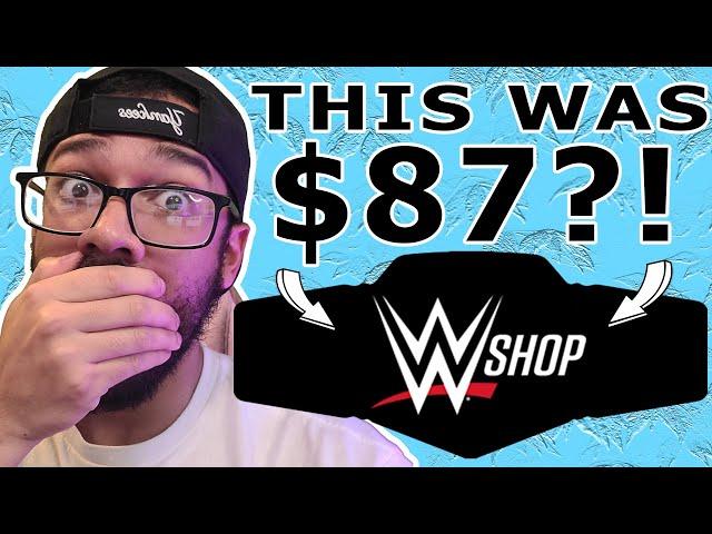 WWE Shop Belts Are HOW MUCH?! - WWE Shop Order Unboxing