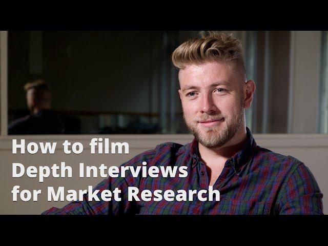 'How to': How to film Depth Interviews for Market Research