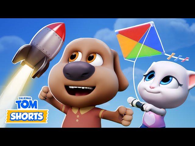 NEW EPISODE! Kite Flying (GONE WRONG) 🪁 Talking Tom Shorts (S3 Episode 22)