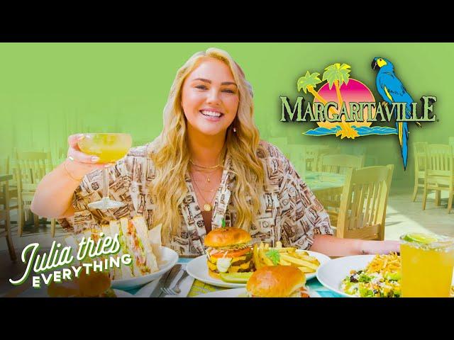 Trying 24 Of The Most Popular Menu Items At Jimmy Buffett's Margaritaville | Delish